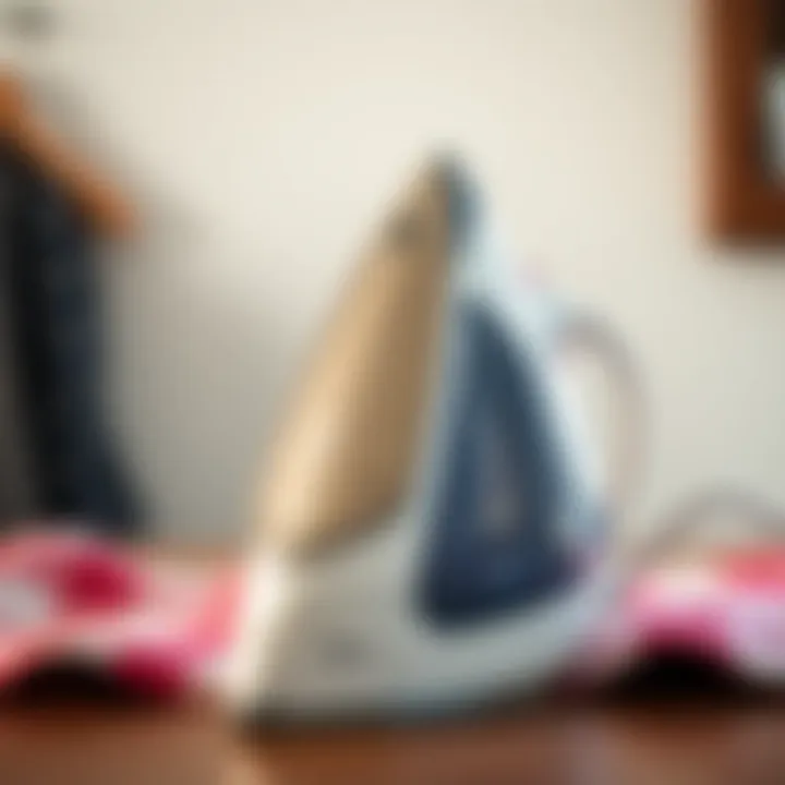 Comparison of Teflon-coated iron and traditional iron