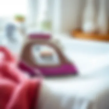 Maintenance tips for Teflon irons displayed visually