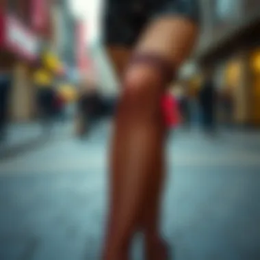 Cultural significance of rhinestone thigh high stockings across different eras