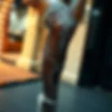 Elegant display of rhinestone thigh high stockings featuring intricate designs