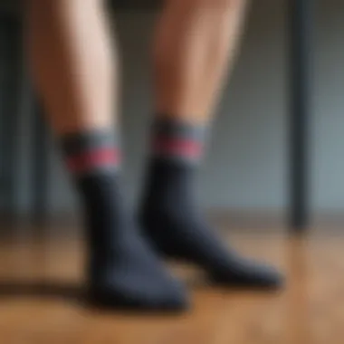 Socks Symbolizing Connection An artistic arrangement of socks symbolizing personal identity and connection.