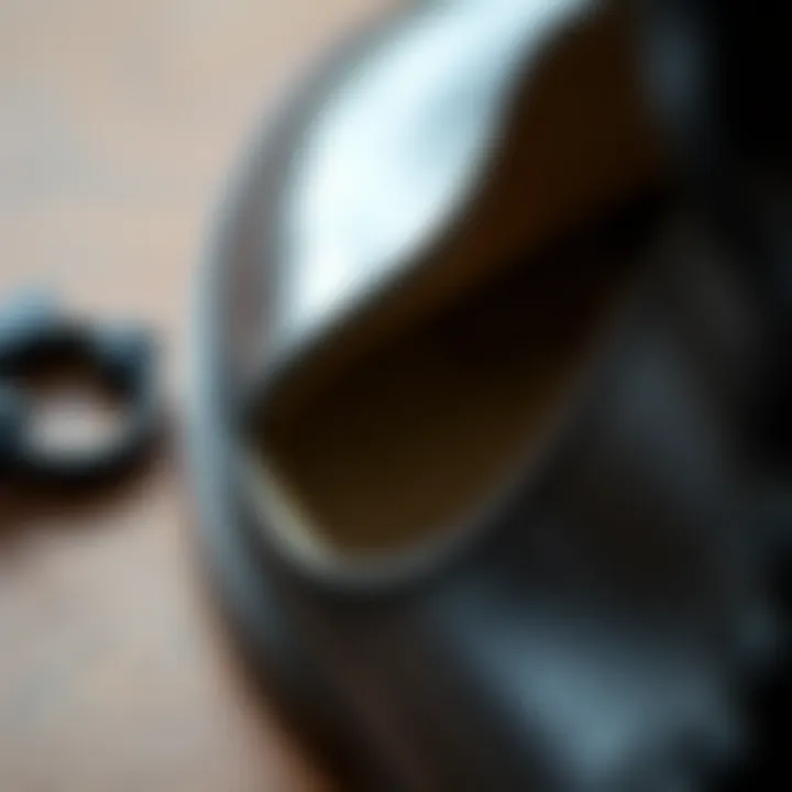 Successfully Repaired Shoe Lining Successfully repaired shoe lining showcasing durability