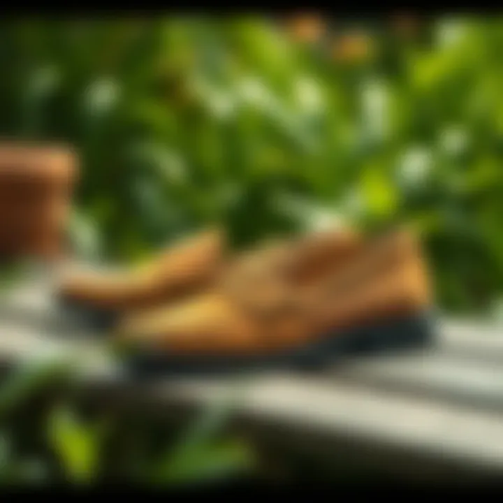 Sustainable materials used in loafer production