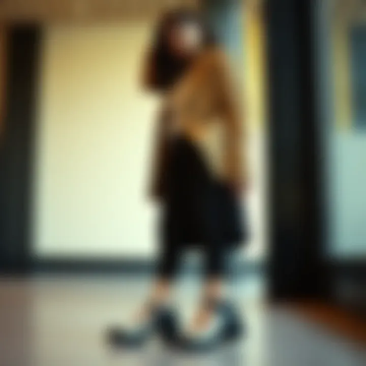 Modern Styling with Mary Jane Shoes Fashionable ensemble paired with 2 inch Mary Jane shoes for modern styling