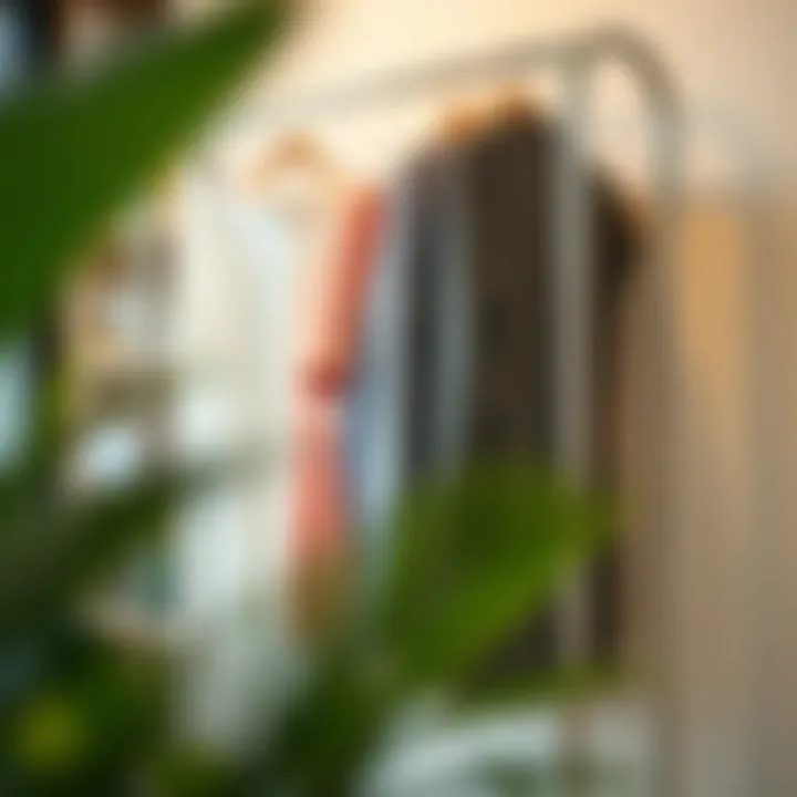 Versatile drying rack accommodating various garment types