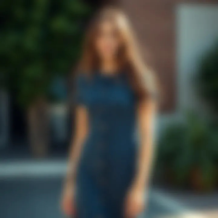 Sustainable fabric options for knit button front dresses