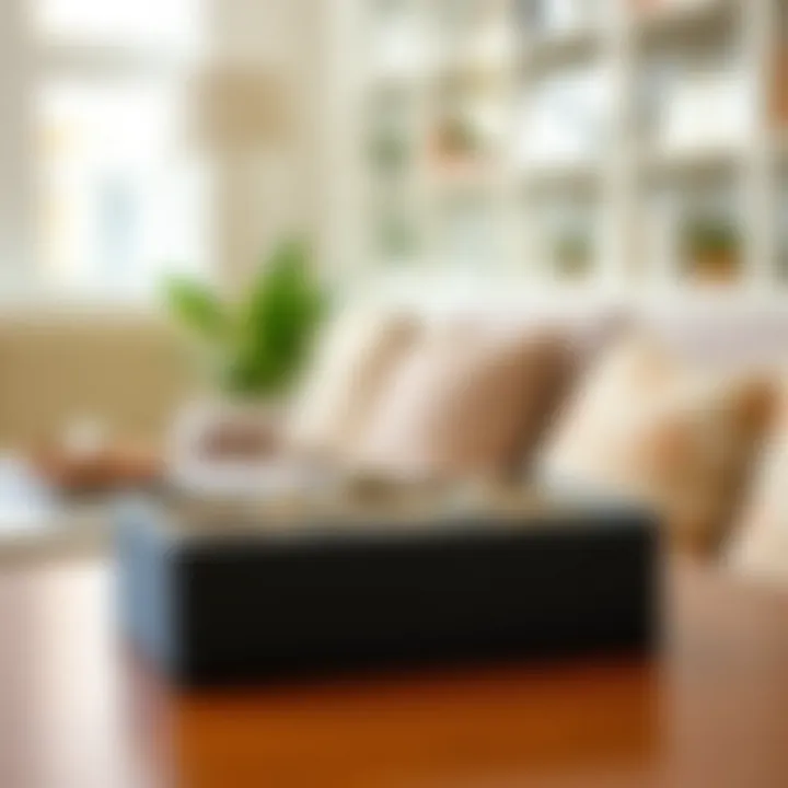 Stylishly designed bracelet storage box blending with home decor