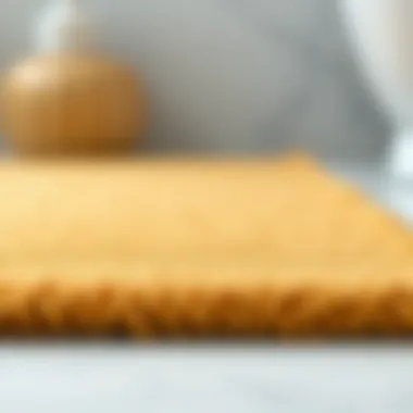 Luxurious Fabric Texture of Non-Slip Bath Mat Luxurious fabric texture of non-slip bath mat