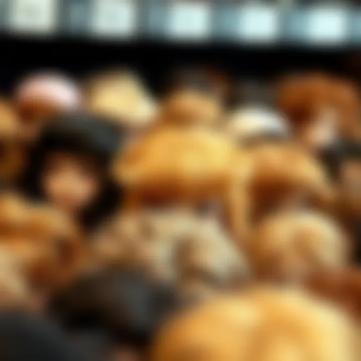 Variety of wiglet hair toppers in different styles and textures