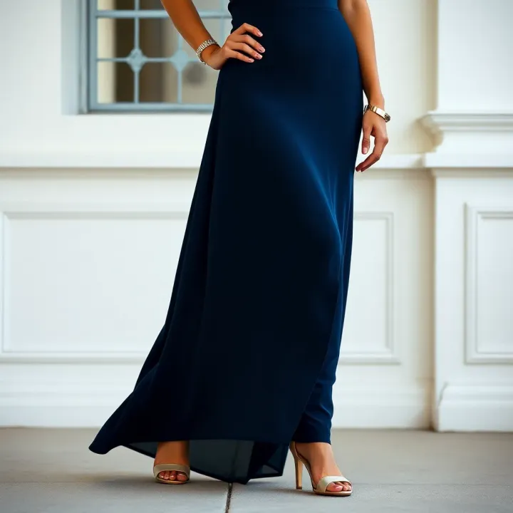 slit midi dress Flowy Slit Midi Dress XXS / Black